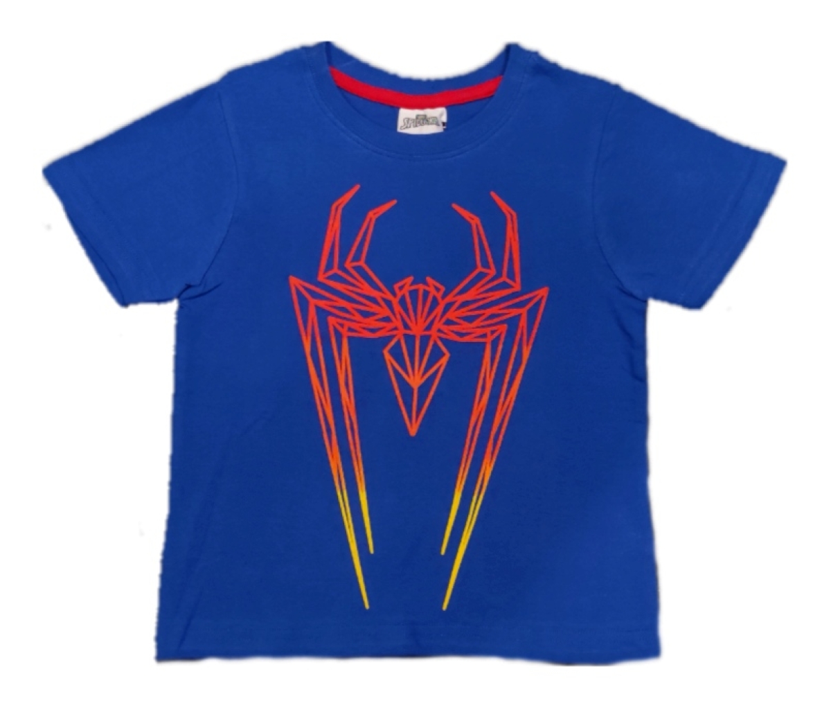 Spiderman T-Shirt Blau - Neonspinne